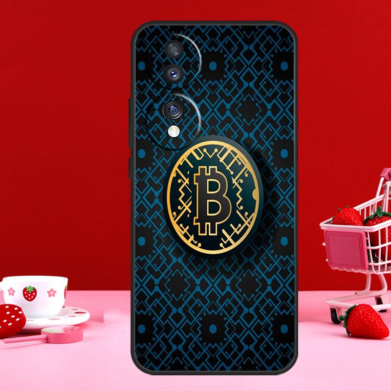 Bitcoin BTC Чехол для Honor Magic 7 6 5 8 Pro Для Honor 400 200 50 70 90 Lite X8c X8b X9a X9b X9c X9d Win