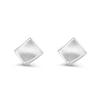 Brushed Diamond Earrings Geometric Earrings Small Earrings Quadrilateral Earrings Simple, Compact and Trendy