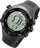 LAD WEATHER Running Watch with USB Charging, Speedometer, Pedometer, Barometer, Altimeter, Compass, Black, Standard LCD