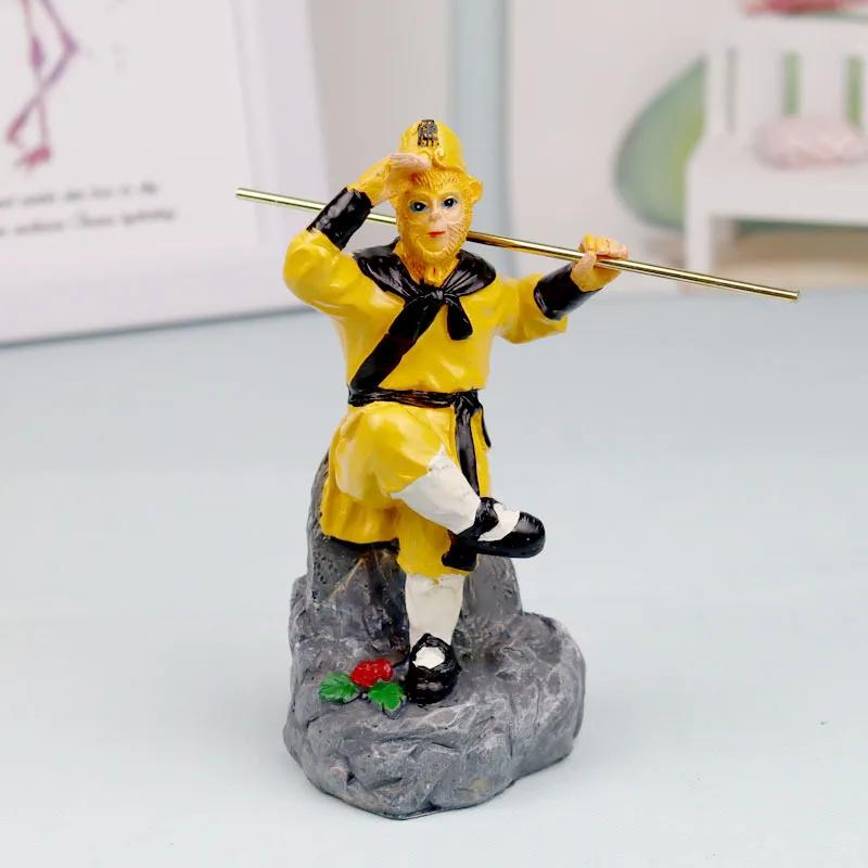 Home Decoration Accessories Journey To the West Resin Ornaments Resin Crafts Pig Monkey Monk Tabletop Ornament 4pcs/set