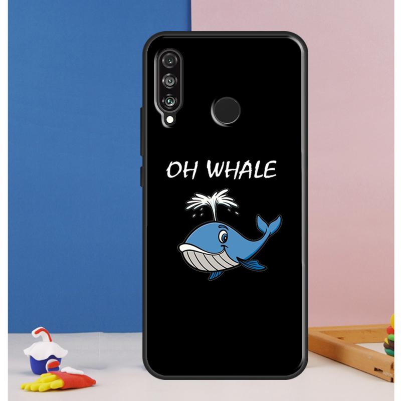 Чехол с китом, рыбой, волной, морем для Huawei Nova Y73 Y72 Y70 Y90 Y60 Y61 Y91 12s 12i 11i 8i 9 10 SE P30 P40 Lite P60 Pro