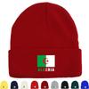 Algeria Flag Warm Knitted Hat Beanie, Skullies Beanies Stretchable Versatile Hip Hop Bobble Hat Knit Hat Beanie