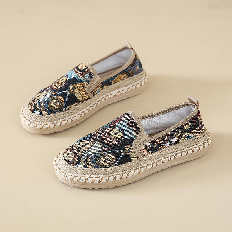 Модные лоферы CRLAYDK с принтом панды для женщин, слипоны, эспадрильи, повседневная легкая летняя обувь, женские дышащие мягкие балетки