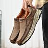 Men's Genuine Leather Casual Shoes Soft Anti-slip Rubber Loafers Man Leisure Walk Footwear Light Moccasins Outdoor Driving Shoes