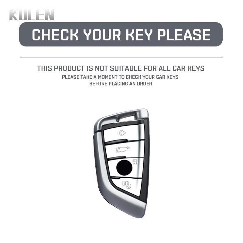 ABS Carbon Fiber Car Key Case Cover For BMW X1 X3 X5 X6 X7 1 3 5 6 7 Series G20 G30 G11 F15 F16 G01 G02 F48 Protected Shell Fob