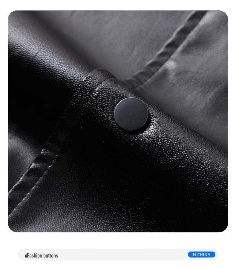 Мужская бейсбольная куртка из искусственной кожи в стиле «американский ретро» — весна/осень, стиль пилота