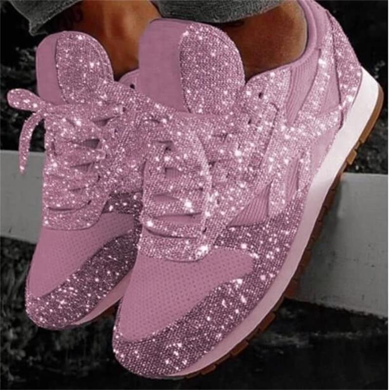 Кроссовки детские кроссовки Muffin Sequins Shoes соответствующие цвета дышащие кроссовки на платформе со стразами женские большого размера