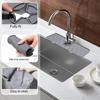 Faucet Mat Kitchen Sink Silicone Splash Pad Drainage Waterstop Bathroom Countertop Protector Quick Dry Tray