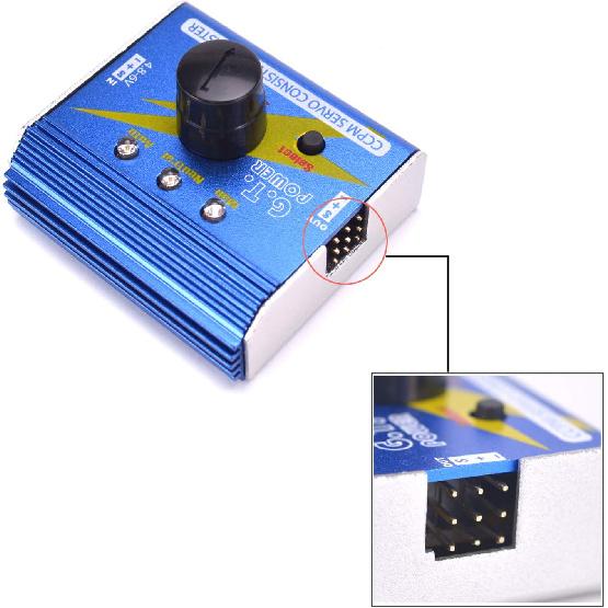 G.T. Power Servo Tetser Multi 3CH Digital Servo Tester ECS Consistency Speed Controler Checker RC Aluminum Shell Servo Tester for RC Helicopter Car