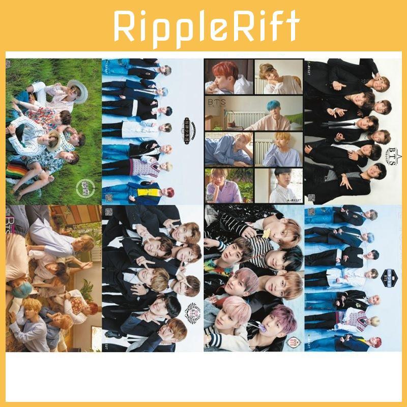 8pcsset Bts Kpop Love Yourself Wall Poster Bangtan Boys Paper Wallpaper 4229cm