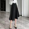 Women's Summer High Waisted Loose Fit A-Line Skirt, Versatile Skirts