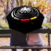 1 PC Automatic Folding Umbrella - Germany National Football Team Pattern Portable Foldable Design With 8 Ribs Christmas Birthday Gifts