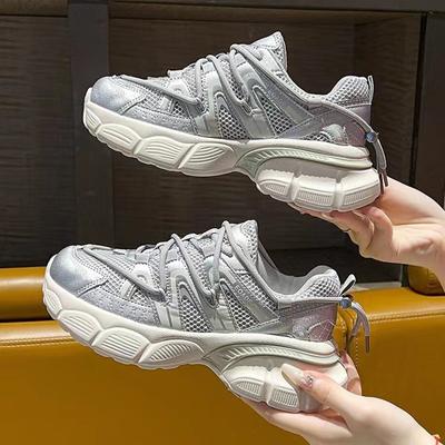 Модные кроссовки на толстой подошве в корейском стиле «папины», женские, весенние, новая мода, нишевый дизайн, кроссовки в корейском стиле, студенческая повседневная обувь