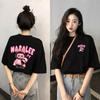 Summer's New Stylish and Youthful T-shirt for Women A Trendy Large-sized Short-sleeved Cute and Loose Top