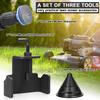 Lawn Mower Blade Removal Tool Set Lawn Mower Blade Sharpener and Balancer Lawn Mower Blade Holder Lawn Mower Blade