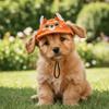 Cute Cartoon Pet Sun Hat Adjustable Animal Pattern Dog Sunscreen Hat Breathable with Ear Holes Pet Baseball Cap Beach Activities