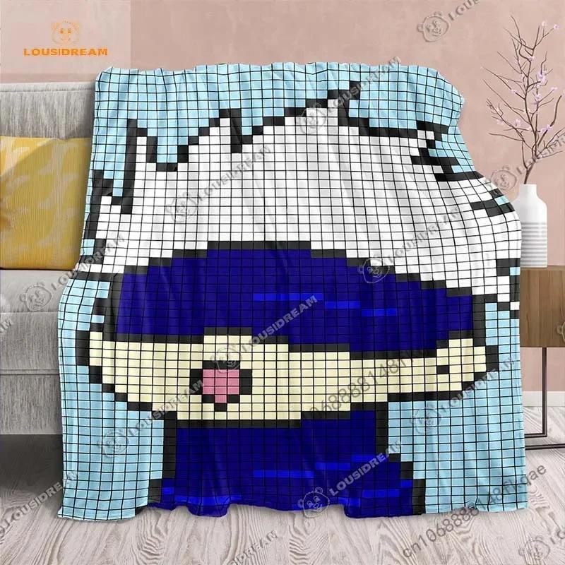 Cartoon Anime Jujutsu Kaisen Throws Blanket Soft Featuring Yuji Megumi Obara and Satoru Gojo Blanket for Travel Beding Bed