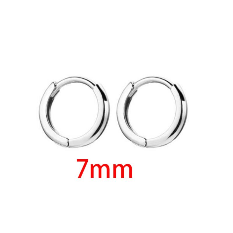 2 шт., минимальные серьги из нержавеющей стали с цирконом, женские и мужские спиральные серьги для козелка, хряща, раковины Daith, ювелирные изделия для пирсинга ушей