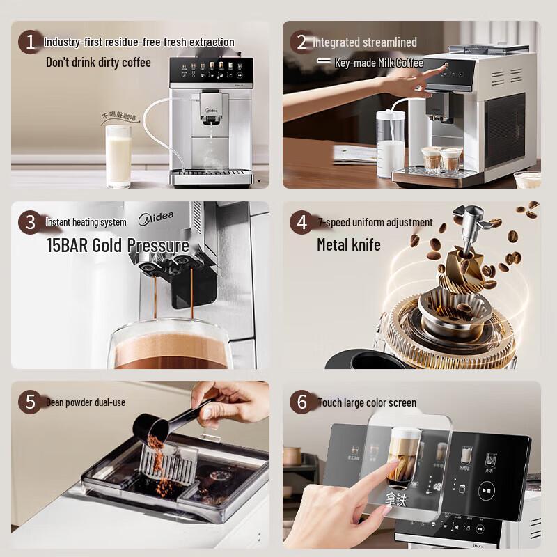 Автоматическая эспрессо-кофемашина Midea MA-KFEA01