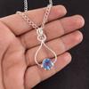 Round Tanzanite Gemstone 925 Sterling Silver Wife Gift Engagement Boho Pendant PP-40-17
