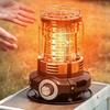 Уличная зимняя отопительная печь Газовая горелка 1500 Вт Кемпинговая кухонная посуда Портативный Регулируемая мощность огня Обогреватель Отопительная печь-горелка