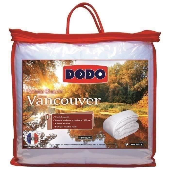Vancouver Warm Duvet - 240 X 260 Cm - 400gr/m² - White - DODO