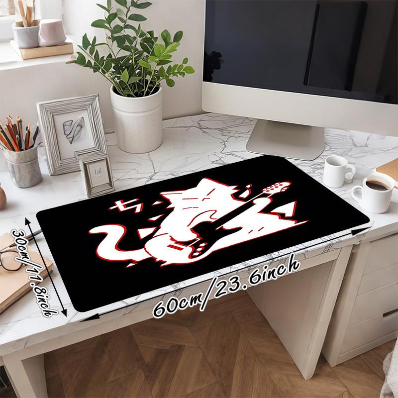 1PC cat guitar Oversized Mouse Pad - Non-Slip Rubber Base Perfect for Office School Esports Home Decor Desk Mat 317A