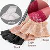 Plus Size Sheer Lace Stockings Woman Queen Size Thigh High Stockings with Non-slip Silicone