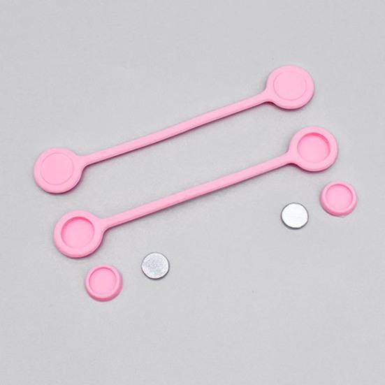 Магнитные зажимы для кабеля Регулируемый эластичный мягкий органайзер для кабеля Резиновый эластичный ремень для управления кабелем