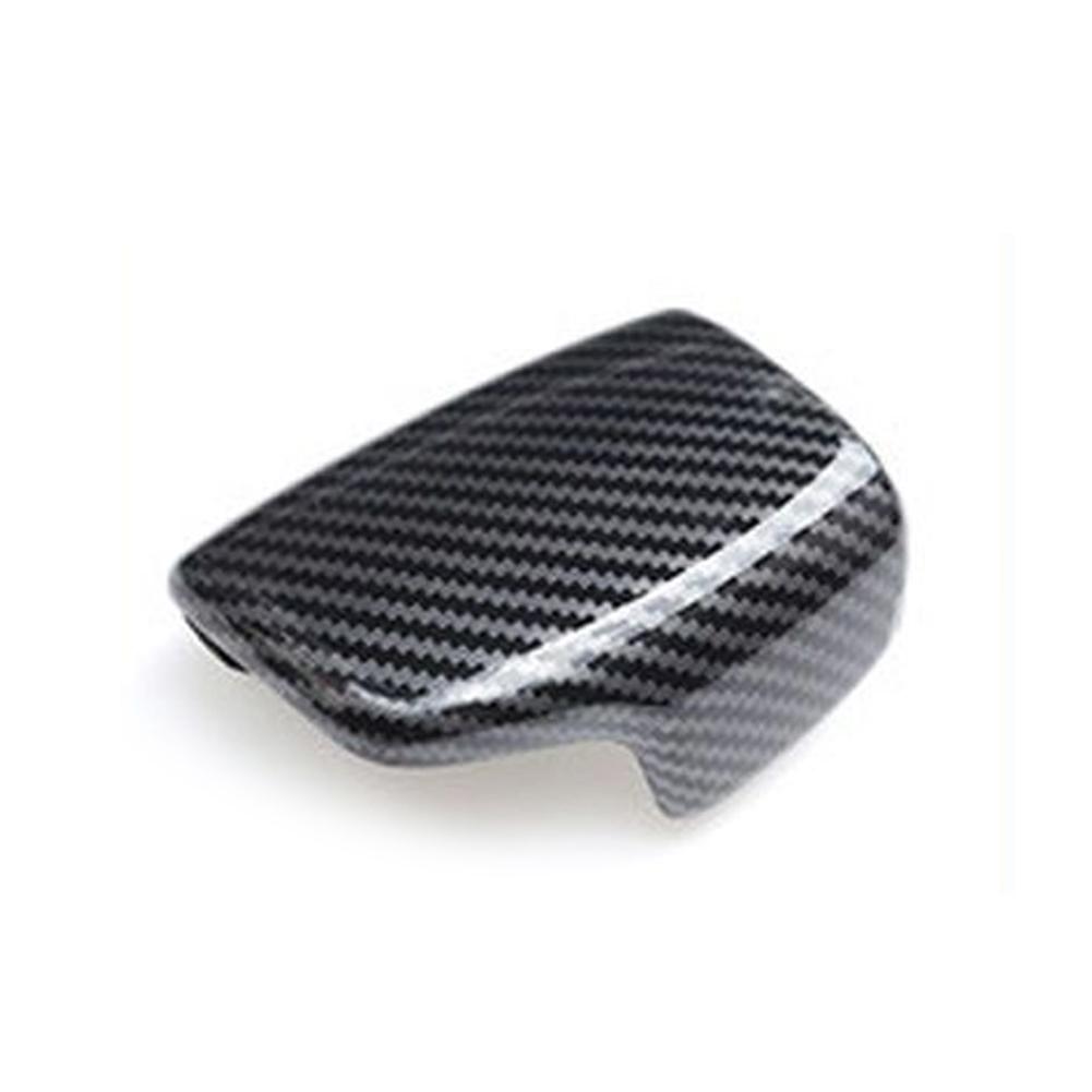 Carbon Fiber Pattern Gear Shift Knob Handle Trim Cover Sticker for A3 S3 A3L A4L A6L Q2L Q5L Q7 2014 2015 2016 2017 2018