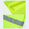 High Visibility Safety T-Shirt Button Lapel Tee Shirt with Reflective Tape Quick-dry Breathable Workwear Security Top for Construction Workers