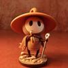 Hollow Knight Silksong Grimmkin Pilgrim Фигурка на подставке Коллекционная Настольное украшение Для поклонников игры Hollow Knight