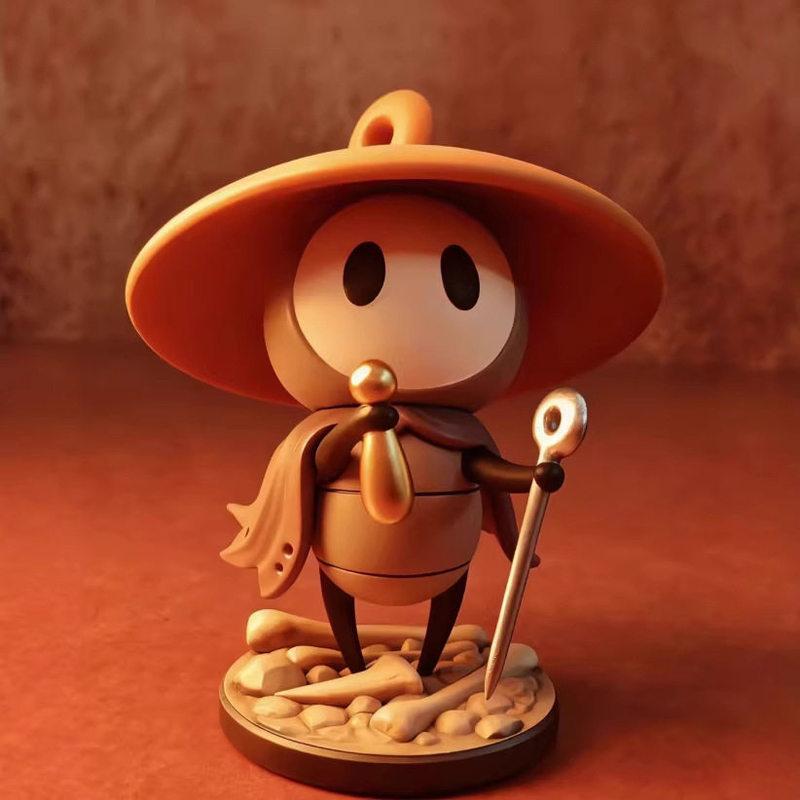 Hollow Knight Silksong Grimmkin Pilgrim Фигурка на подставке Коллекционная Настольное украшение Для поклонников игры Hollow Knight