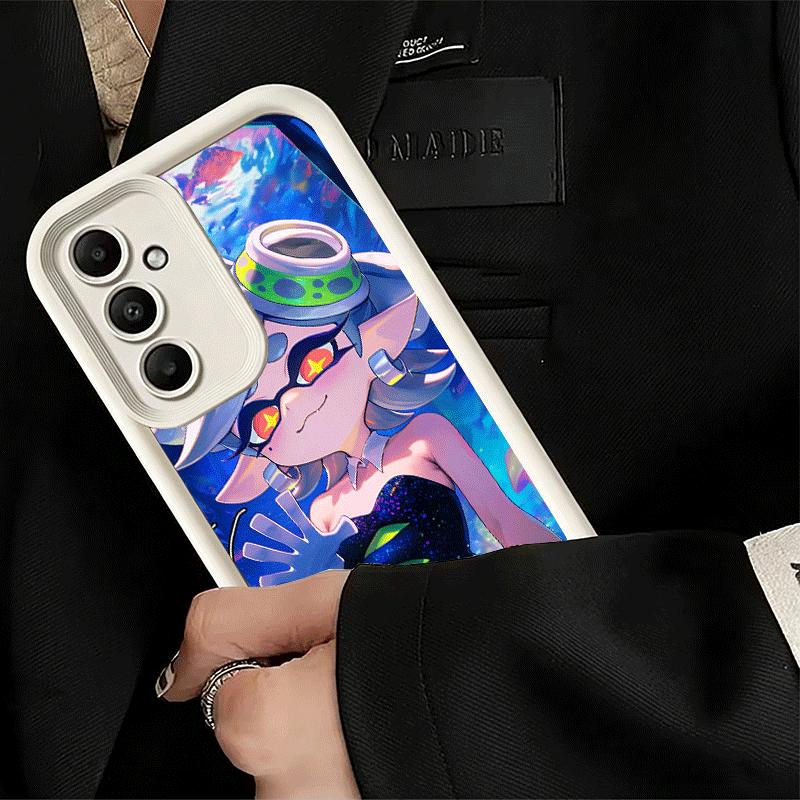 Phone Case for Samsung Galaxy S26 S25 Ultra S24 FE S-Splatoons Game Shell S23 Plus S22 + S21 S20 5G Soft Silicone Funda