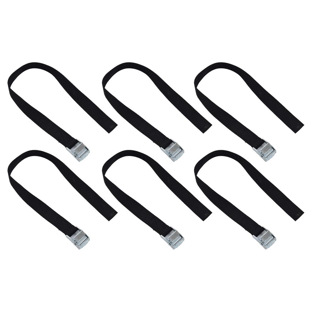 10pcs Tie Down Strap Zinc Alloy Press Buckle Dirt Resistant Nylon Lashing Belt for Goods Luggage