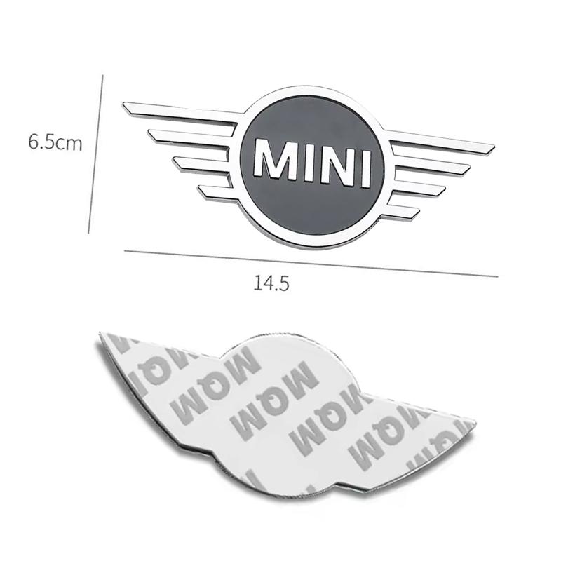 3D Car Chrome Emblem Sticker Auto Trunk Decoration Badge Label For BMW MINI WORKS One Cooper JCW R60 R59 R58 R57 R56 R55 R53 R52