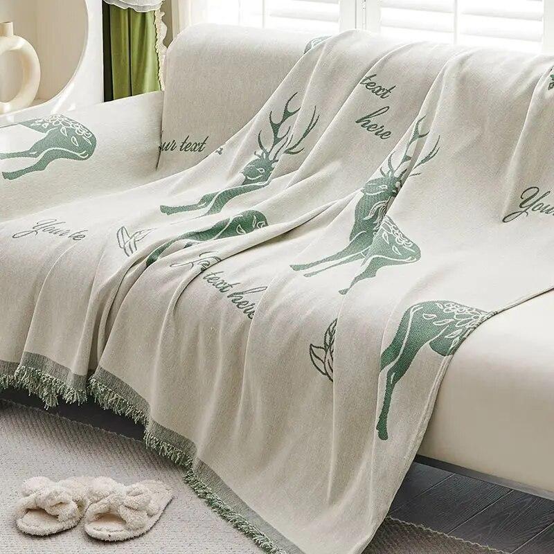 Противоскользящее диванное полотенце, ткань против кошачьих царапин, бархат Тедди, водонепроницаемое, многофункциональное покрытие для дивана, 4 сезона