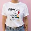New Summer Cartoon Animal Letter Printed Roundneck Shortsleeved Tshirt for Women Made of Modal Fabric Aesthetic Clothes Tops
