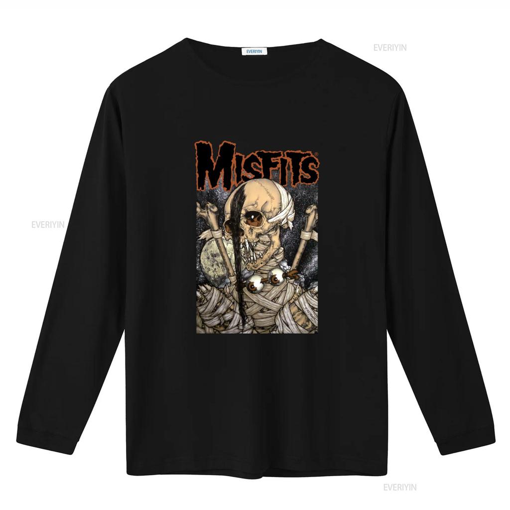 Misfits Pushead Vampire Skull T Shirt New Official Rock Band Merch vintage Washed Stylish homme Unisex Comfortable graphic