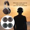 1Pair Earpads Replace Protein Leather Earpads Ear Cushions Sponges Cover Earmuffs for Denon AH-D5200 D7200 D9200 D2000
