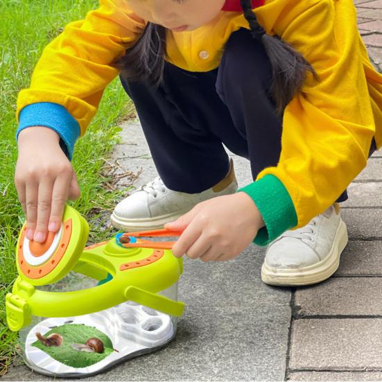 1 Set Insect Catcher Kit with LED Light Magnifying Glass Net Critter Keeper Multifunctional Insect Breeding Warehouse Outdoor Explorer Kit
