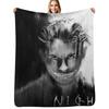 Scary Nights Throw Blanket Cozy Light Blanket for Travel Camping Picnic