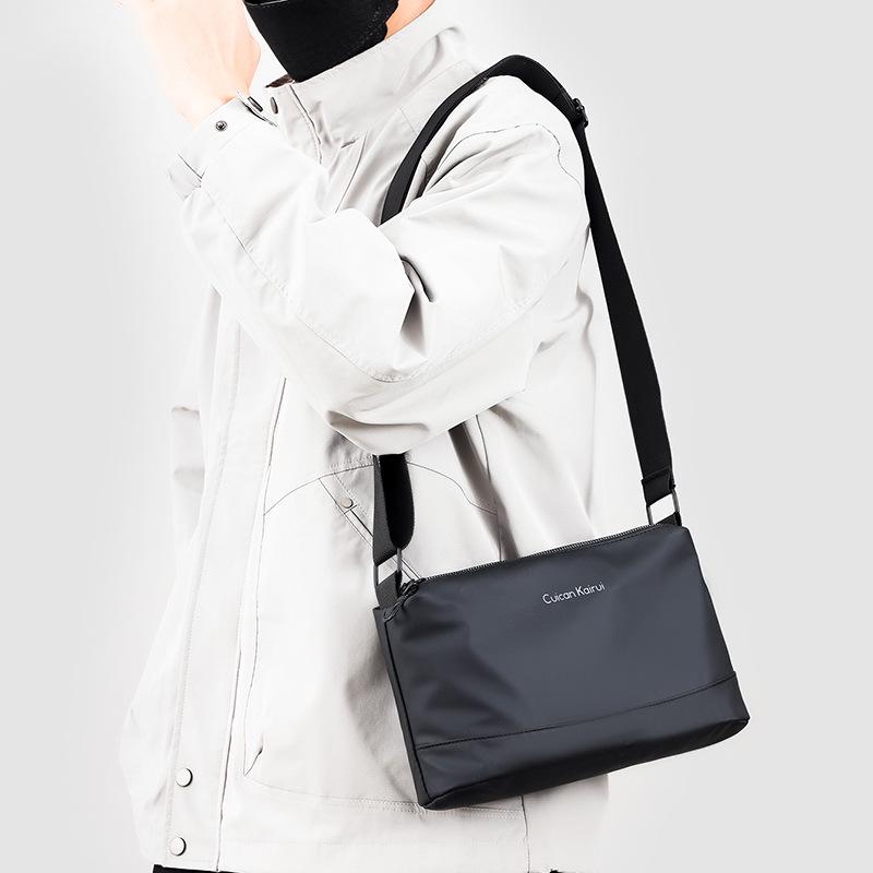 Мужская модная водонепроницаемая сумка кроссбоди из ткани Оксфорд: Деловая, Повседневная, Сумка через плечо для поездок, Путешествий