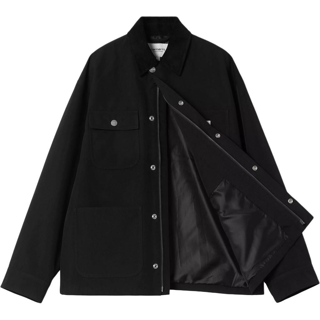 Carhartt WIP SS25 Куртка женская с длинным рукавом, квадратным воротником и множеством карманов, бирка I034425-00E-XX