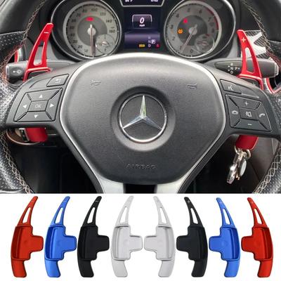 Для Mercedes-Benz A-Class A180 A200 A220 A250 W176 2013-2015 Автомобильный руль Лепестки переключения передач Алюминиевый сплав Автомобильный стайлинг Расширитель