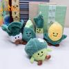 Vegetable Doll Pendant Lovely Corn Cabbage Cauliflower Scallions Plushies Hanging Ornament Cartoon Stuffed Doll Plush Keyring Charms Bag Supplies