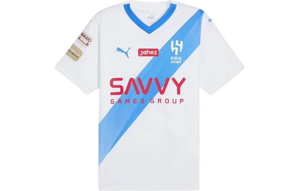 Men's T-Shirt PUMA Al Hilal SFC Neymar Jr T Shirt Men's White Blue