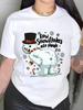 Women s Cute Heart Graffiti Pattern Round Neck Short Sleeve T-Shirt