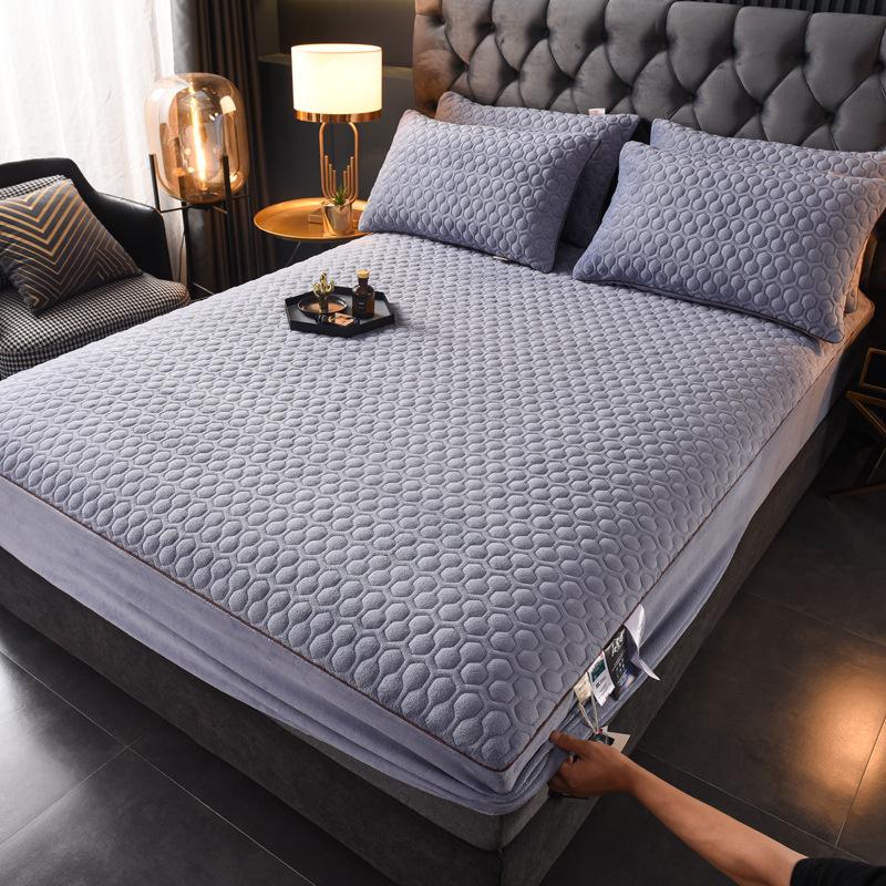 Новый графеновый молочный флис с хлопчатобумажной простыней, теплое и быстро нагревающееся покрывало, защитный чехол для дома Simmons