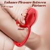 APP Беспроводное управление Носимые трусики Вибратор для языка Женский вибрирующий кольцо на пенис Стимулятор клитора Взрослые парные секс-игрушки